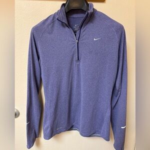 Nike Dri-FIT Heathered Purple Top